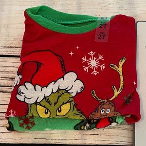 NEW size 2T Grinch pjs.  Unisex